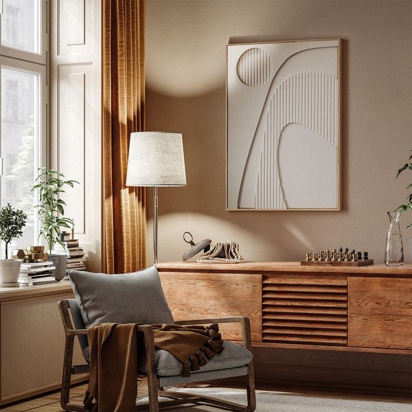 Tištěný obraz s rámem/akustický 62x92 cm Arch – Styler-image-1