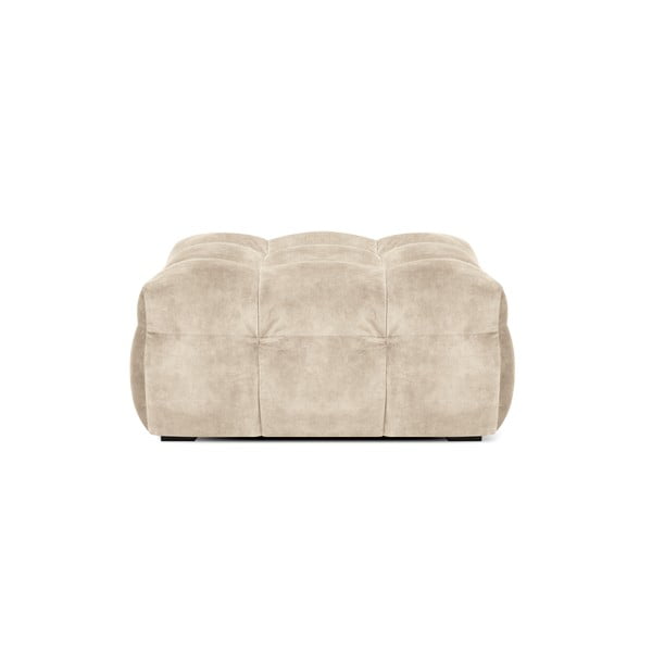 Béžový sametový puf Windsor & Co Sofas Vesta-image-3