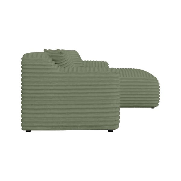 Zelená manšestrová rohová pohovka (pravý roh/s lenoškou) Martin – Ropez-image-3