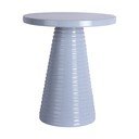 Kovový kulatý odkládací stolek ø 40 cm Catania Ribbed – Leitmotiv