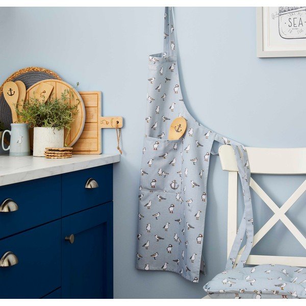 Zástěra z recyklované bavlny Costal Birds – Cooksmart ®-image-1
