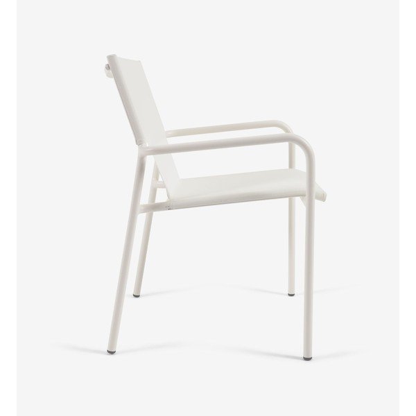 Bílá hliníková zahradní židle Kave Home Zaltana-image-3