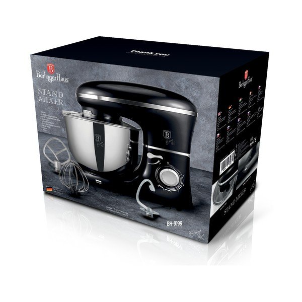 Černý kuchyňský robot Black Silver Collection - BerlingerHaus-image-2