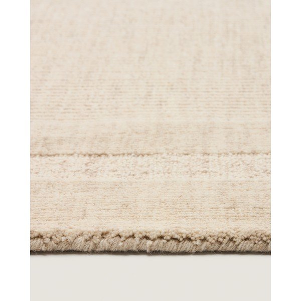 Krémový ručně tkaný vlněný koberec 160x230 cm Dalena – Kave Home-image-2