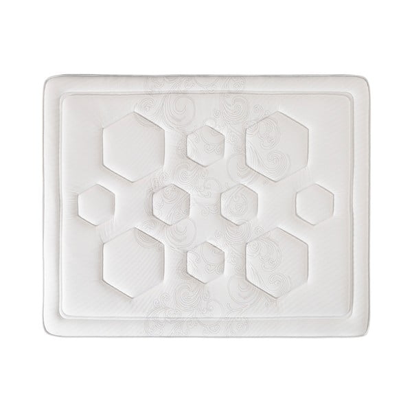 Tvrdá/středně tvrdá pěnová matrace 200x200 cm Tempus Premier – Moonia-image-4