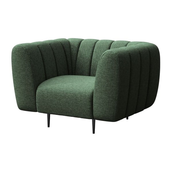 Tmavě zelené křeslo Shel – Ghado-image-2
