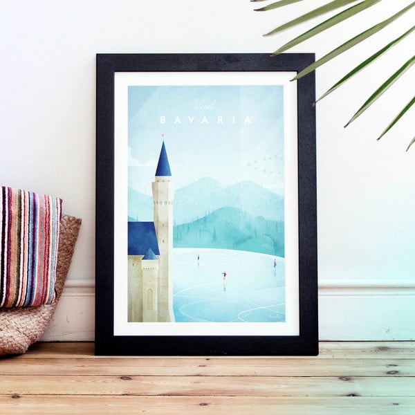 Plakát Travelposter Bavaria, A3-image-1