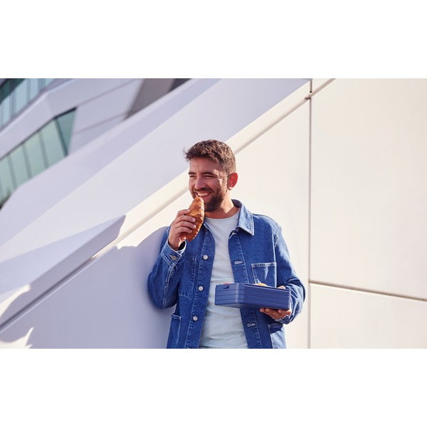 3 ks svačinových boxů s vidličkou Vivid mauve – Mepal-image-2