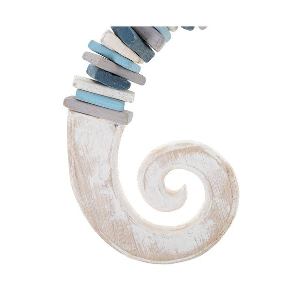 Dřevěná nástěnná dekorace 22x55 cm Sea Horse – Mauro Ferretti-image-3