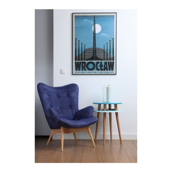 Grafitově šedý konferenční stolek Ragaba UFO, Ø 45 cm-image-2