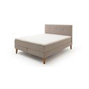 Béžová boxspring postel 160x200 cm Stockholm – Meise Möbel