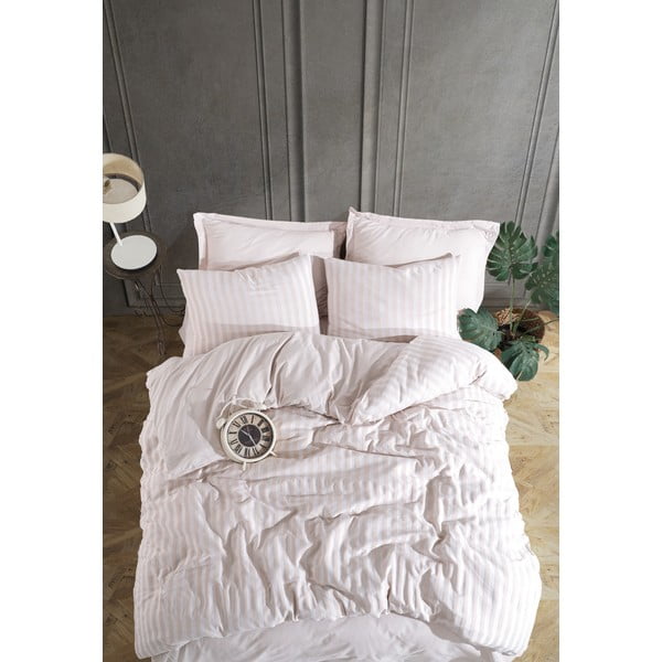 Béžové povlečení na dvoulůžko 200x200 cm Road Potlu – Mijolnir