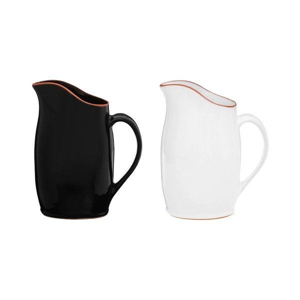 Bílý džbán z glazované terakoty Premier Housewares, 2,5 l-image-1