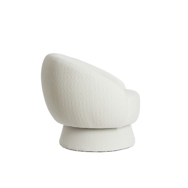 Krémové křeslo z textilie bouclé Avoria – Light & Living-image-3