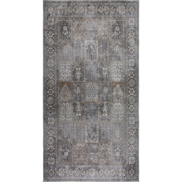 Šedý pratelný koberec 80x150 cm Vintage Orient – Vitaus