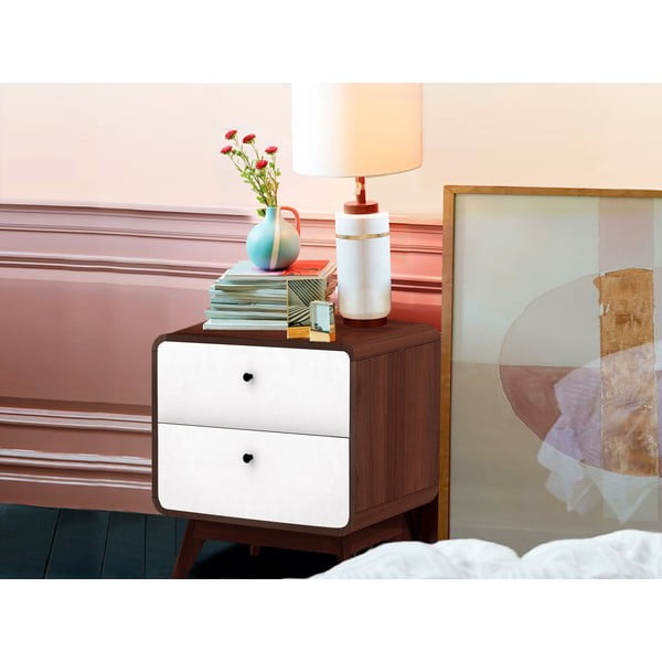 Bílý noční stolek Cassie - Støraa-image-4