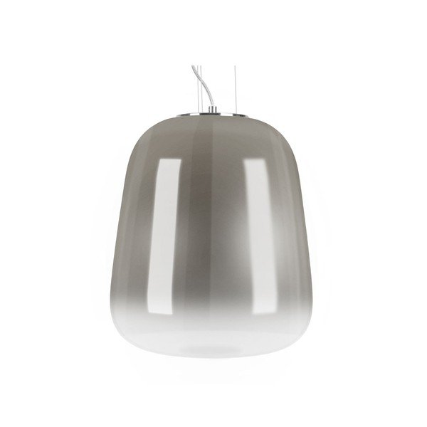 Šedé závěsné svítidlo Leitmotiv Cone, ø 12 cm-image-1