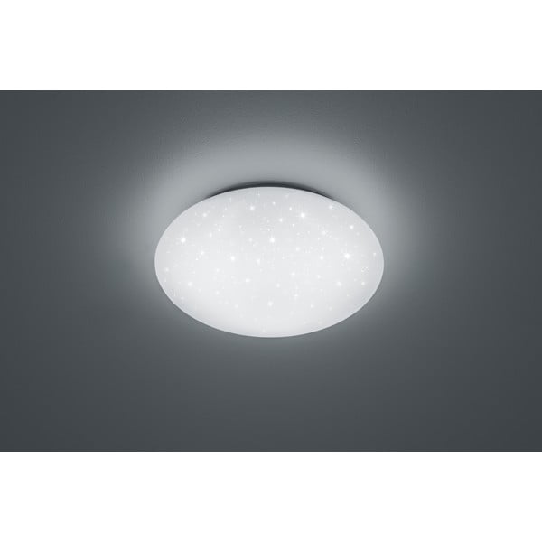 Bílé kulaté stropní LED svítidlo Reality Putz, průměr 27 cm-image-1