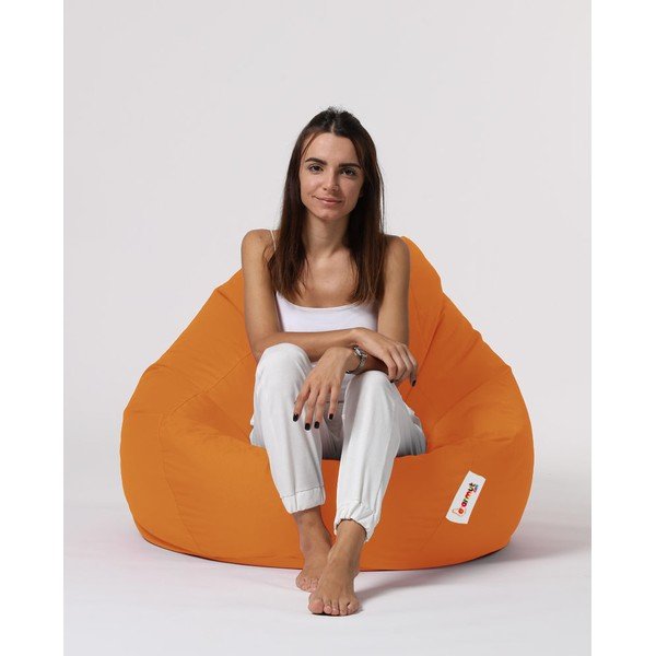 Oranžový zahradní sedací vak Premium – Floriane Garden-image-1
