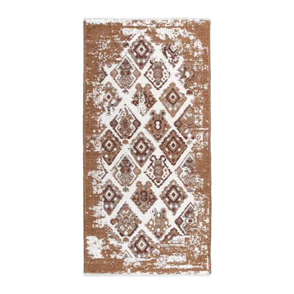 Hnědobéžový oboustranný koberec Halimod, 77 x 150 cm