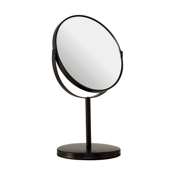 Černé oboustranné zrcadlo Premier Housewares, 18 x 29 cm