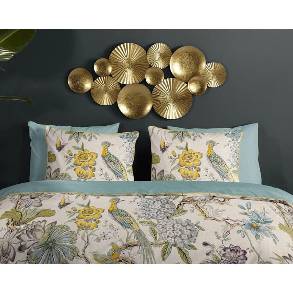 Povlečení na jednolůžko z organické bavlny Descanso Daisy, 140 x 220 cm-image-2