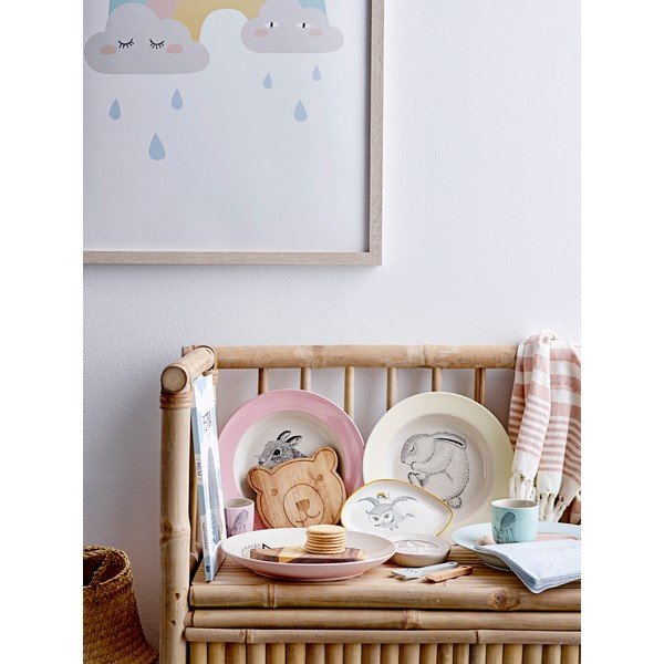 Nástěnný plakát v přírodním rámu Bloomingville Mini Saida Frame, 55 x 75 cm-image-1