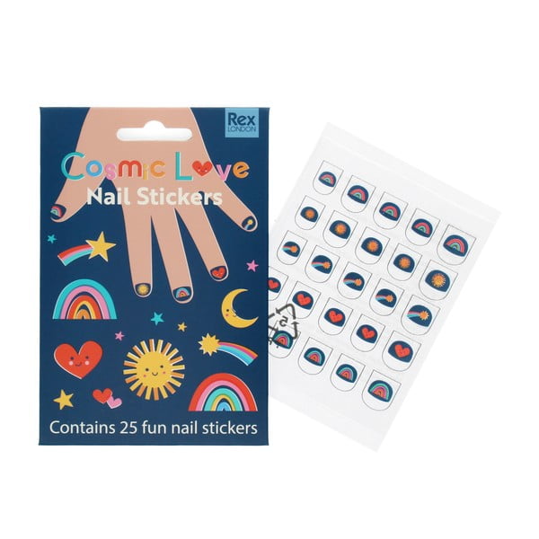 Kreativní sada Cosmic Love – Nail stickers – Rex London