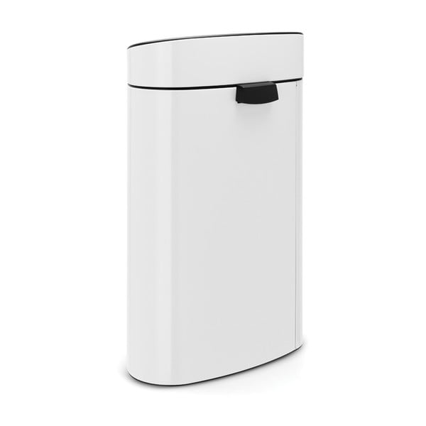 Bílý dotykový ocelový odpadkový koš 40 l Touch Bin – Brabantia-image-3