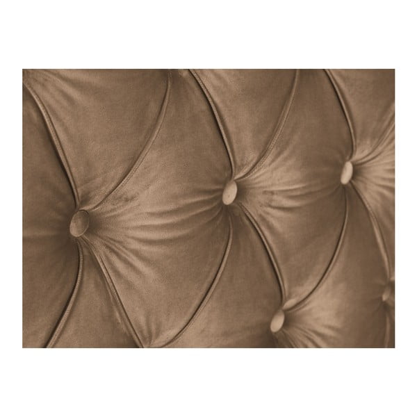 Tmavě béžové čelo postele Mazzini Sofas Cloves, 200 x 120 cm-image-4