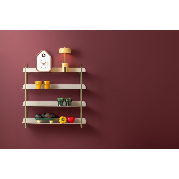 Zelená/šedá patrová kovová police 60 cm Reina Cuatro – PT LIVING-image-1