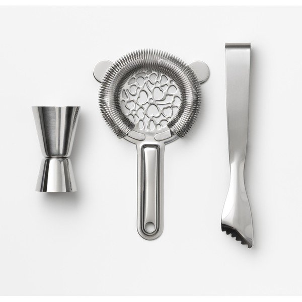 Ocelový set na přípravu koktejlů The Essentials - Cocktail Tools – Printworks