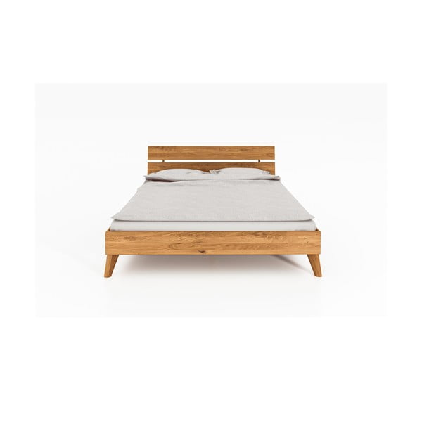Dvoulůžková postel z dubového dřeva 140x200 cm Greg 2 - The Beds-image-2