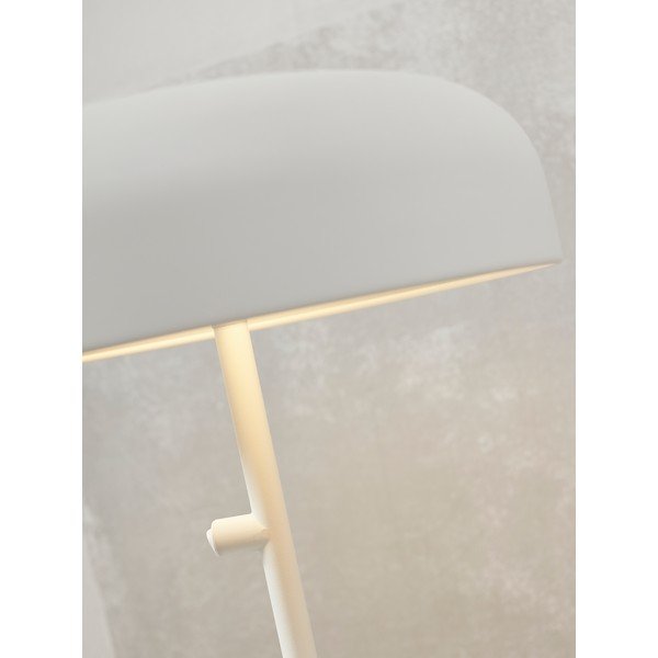 Bílá stolní lampa s kovovým stínidlem (výška 45 cm) Porto L – it's about RoMi-image-2