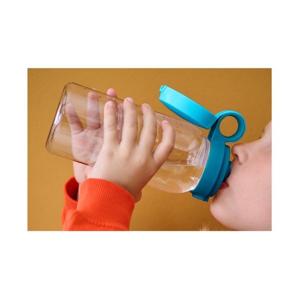 Růžová plastová dětská lahev 600 ml Campus – Mepal-image-2