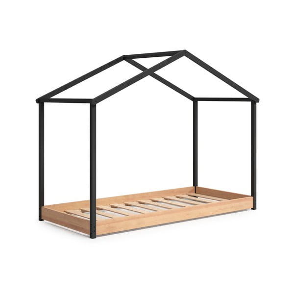 Antracitově šedá dětská postel Marckeric Arthur, 90 x 190 cm-image-2