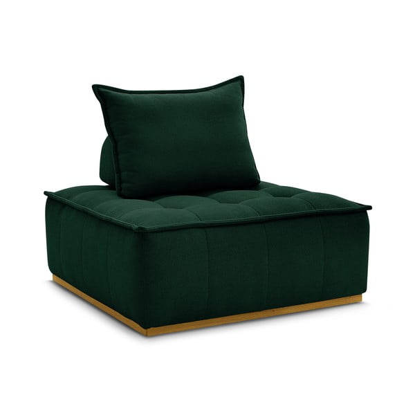 Tmavě zelené žinylkové křeslo Elisa – Bobochic Paris