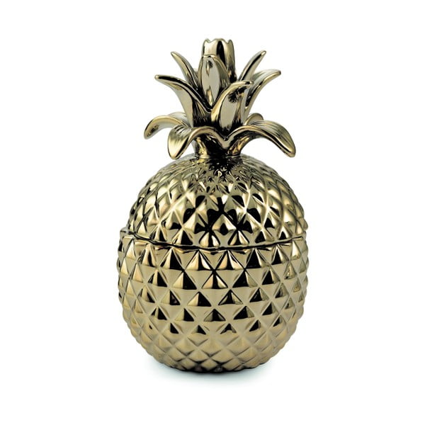 Dekorativní dóza ve tvaru ananasu, 18 cm
