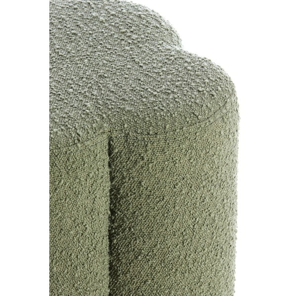 Zelený taburet z textilie bouclé Nalani – Light & Living-image-4