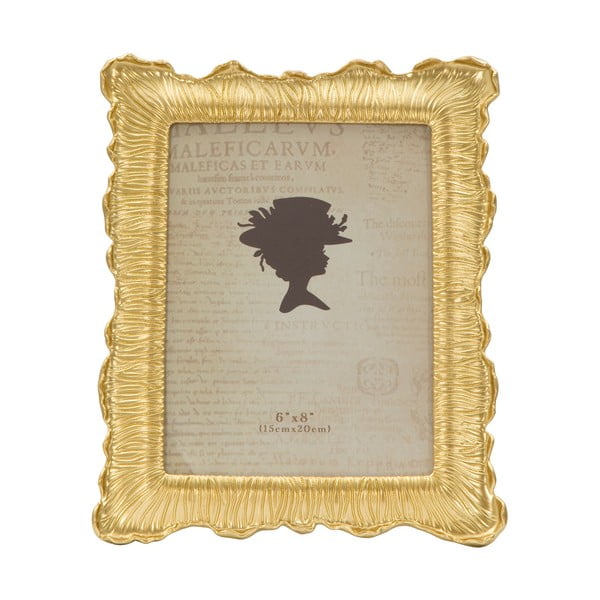 Fotorámeček ve zlaté barvě Mauro Ferretti Linear, 15 x 20 cm