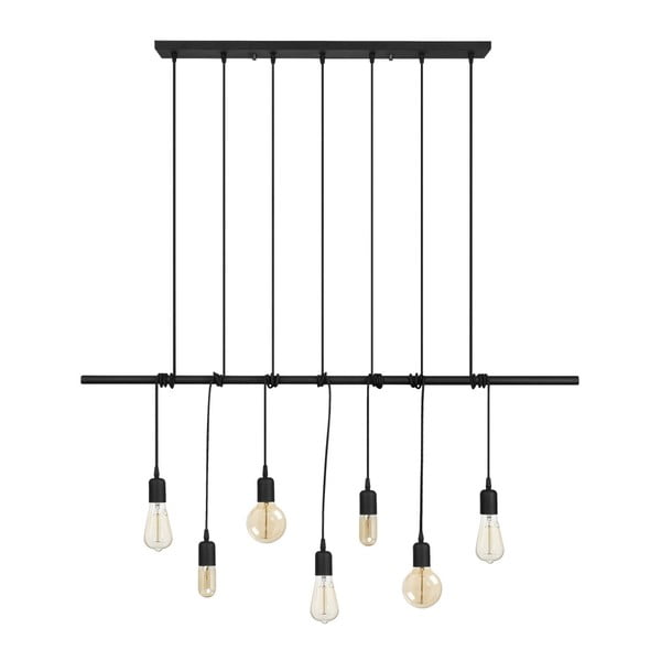 Černé kovové závěsné svítidlo Opviq lights Vincent-image-4