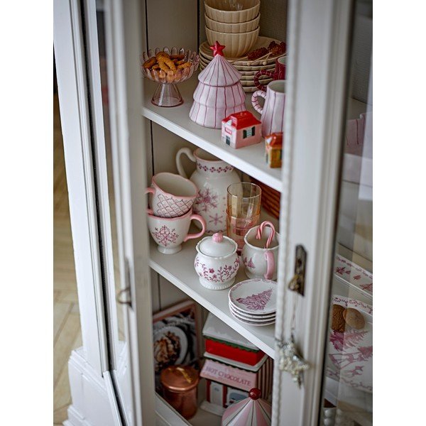 Světle růžová skleněná servírovací miska 220 ml Nalu – Bloomingville-image-2