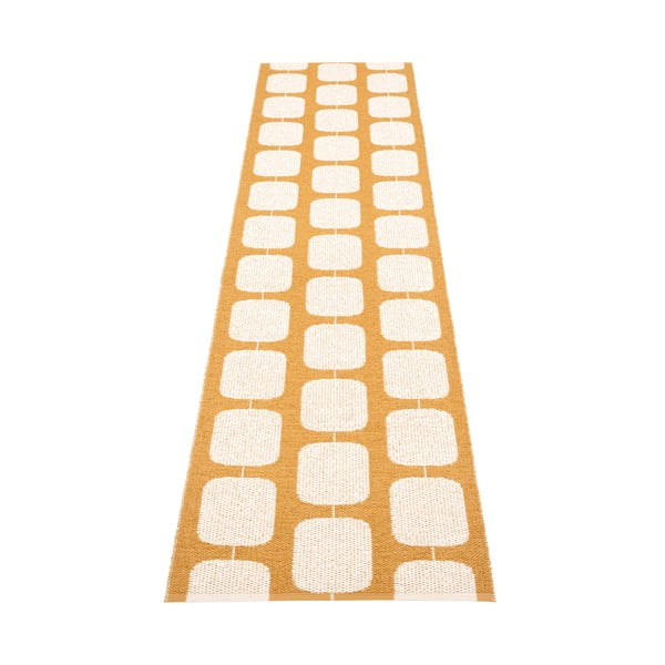 Okrově žluto-krémový vnitřní a venkovní běhoun 70x300 cm Sten Ochre – Pappelina