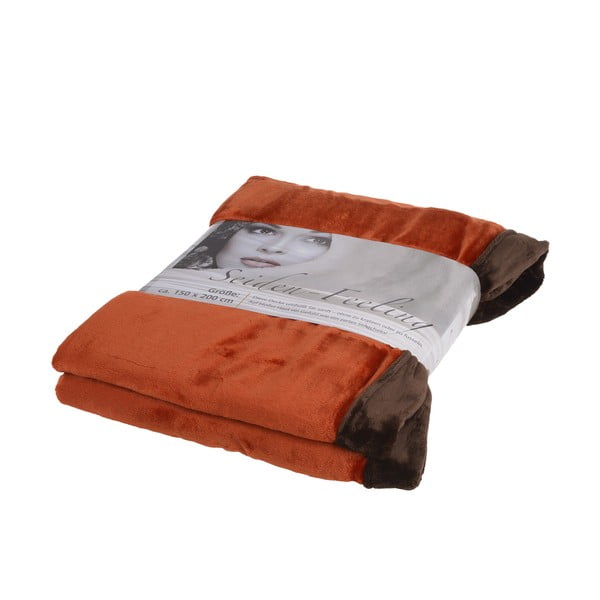 Deka Cuddly Orange, 150x200 cm