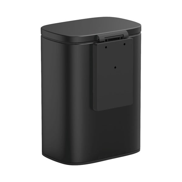 Černý odpadkový koš z nerezové oceli Wenko Sare-image-4