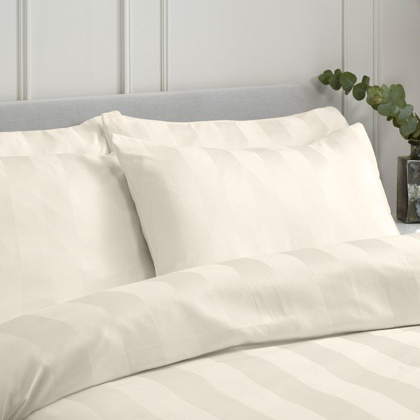 Saténové povlaky na polštáře v sadě 4 ks 75x50 cm So Soft Satin Stripe – Catherine Lansfield-image-1