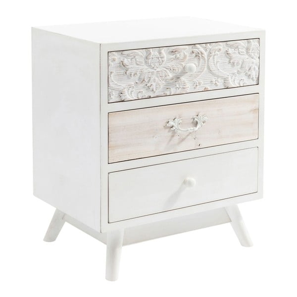 Bílá komoda se 3 zásuvkami Kare Design Sweet Home-image-3