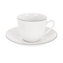 Bílý porcelánový šálek na cappuccino 210 ml Decora – Orion