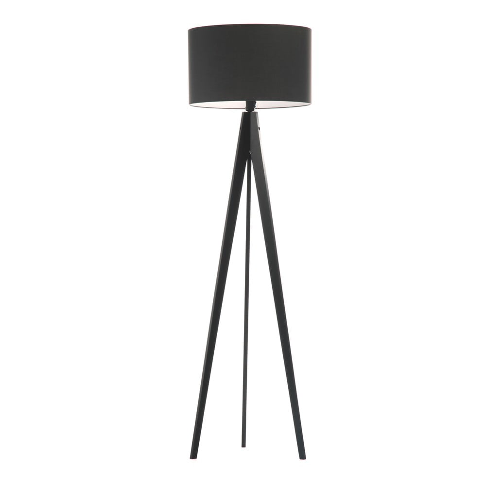 Stojací lampa Artist Grey/Black, 150x42 cm