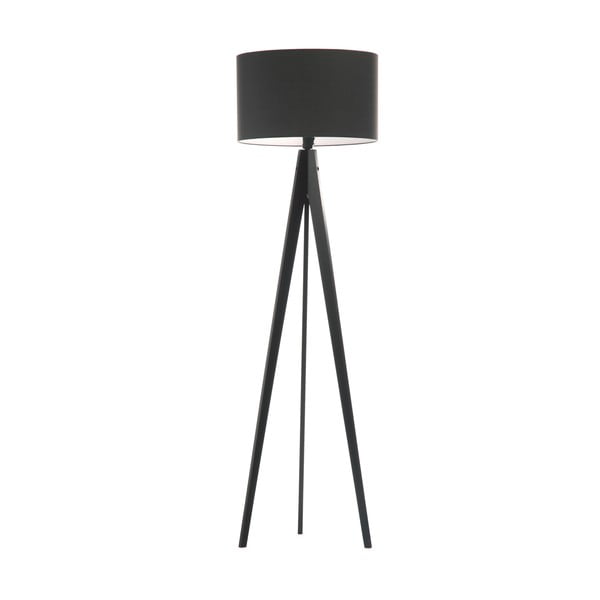 Stojací lampa Artist Grey/Black, 150x42 cm